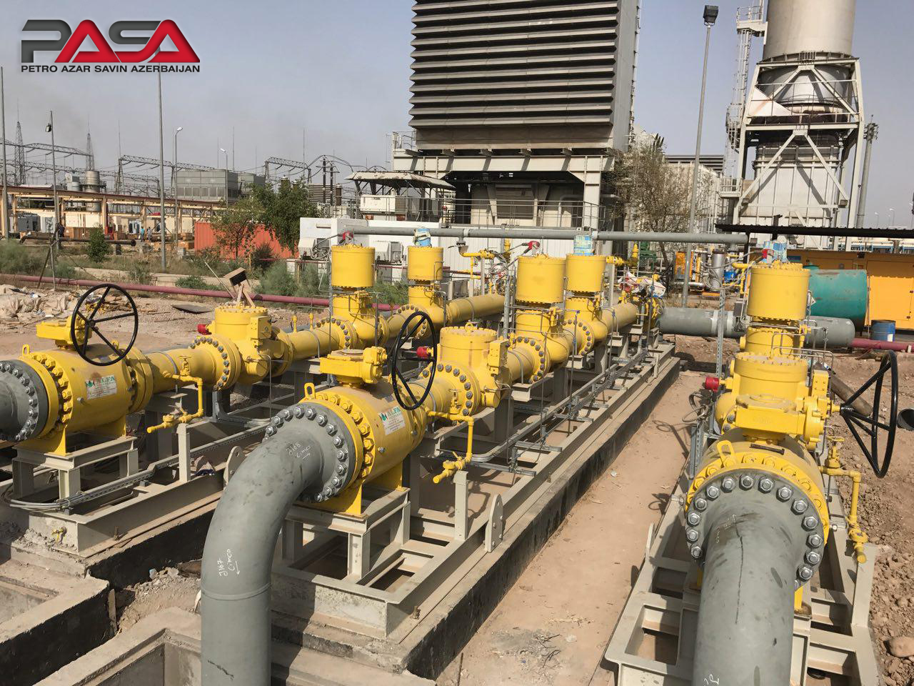  راه اندازی ایستگاه تقلیل فشار گاز نیروگاه القدس بغداد