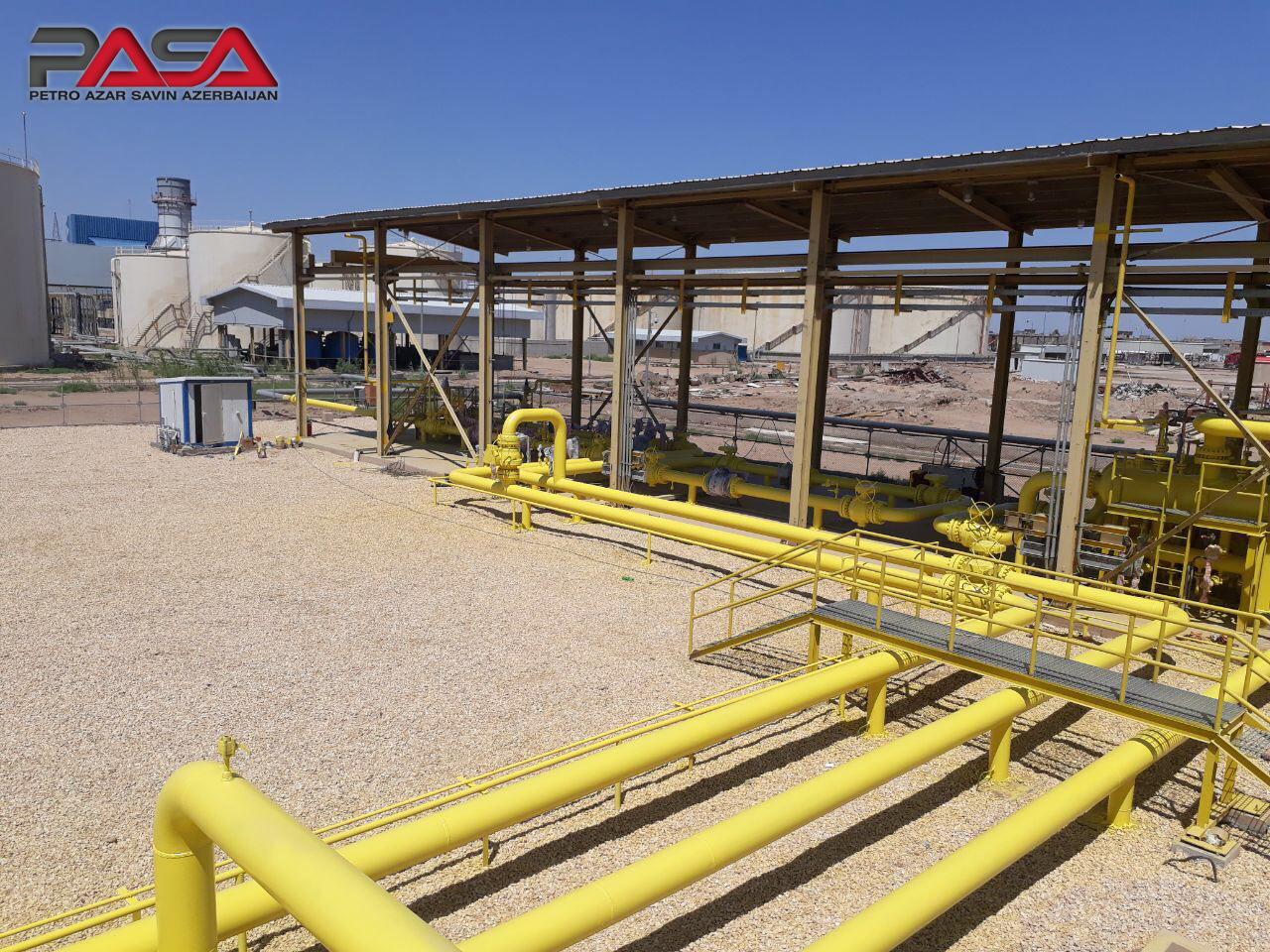  راه اندازی ایستگاه تقلیل فشار گاز (ناردیس) نیروگاه الصدر بغداد