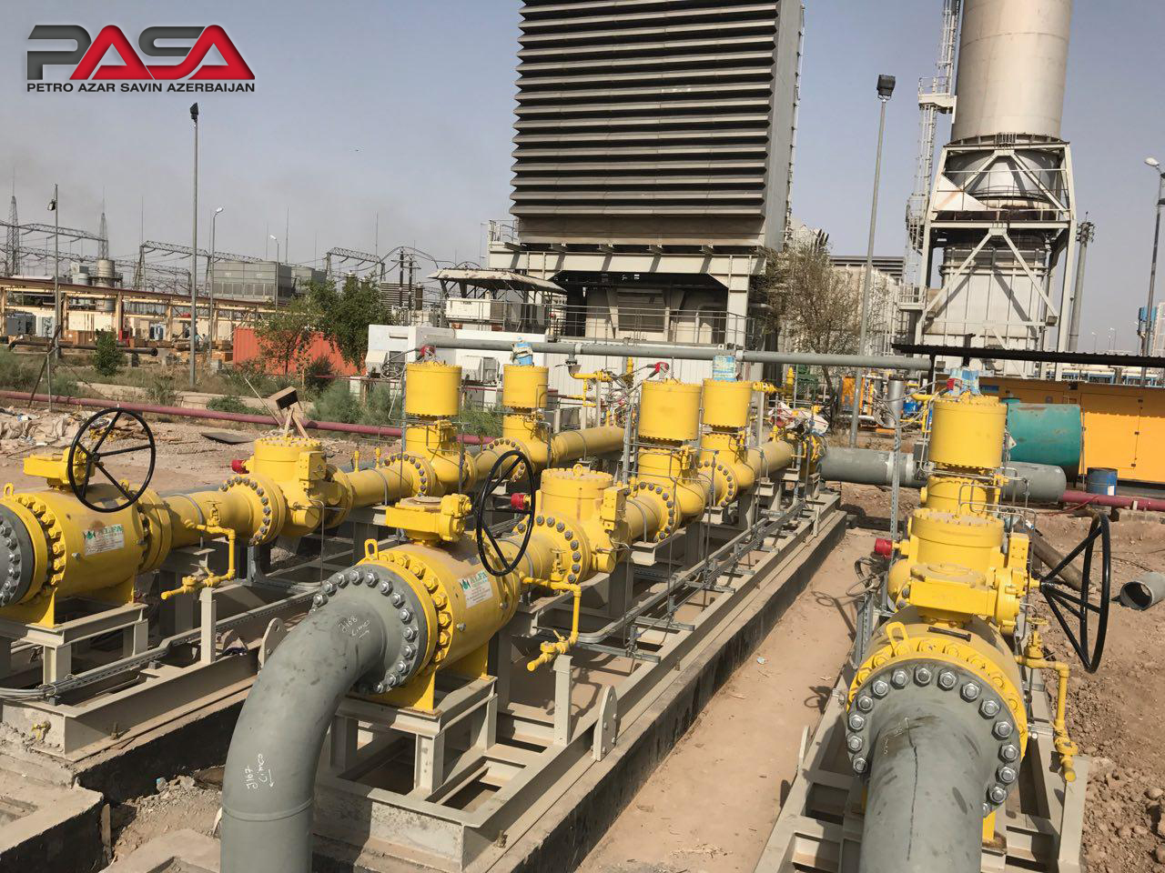  راه اندازی ایستگاه تقلیل فشار گاز نیروگاه القدس بغداد