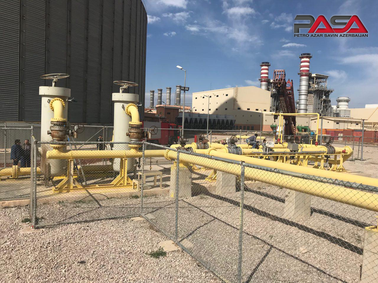  نیروگاه جندر سوریه - راه‌اندازی و آموزش ایستگاه تقلیل فشار گاز