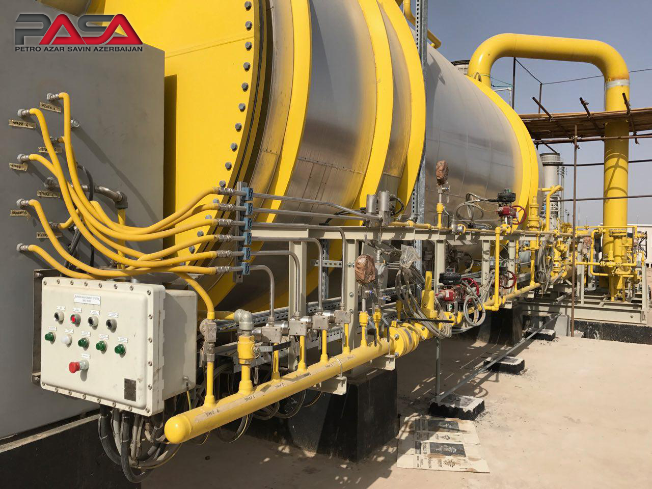  راه اندازی ایستگاه تقلیل فشار گاز نیروگاه القدس بغداد