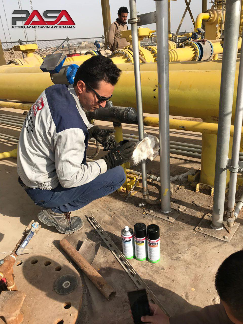  راه اندازی ایستگاه تقلیل فشار گاز (ناردیس) نیروگاه الصدر بغداد