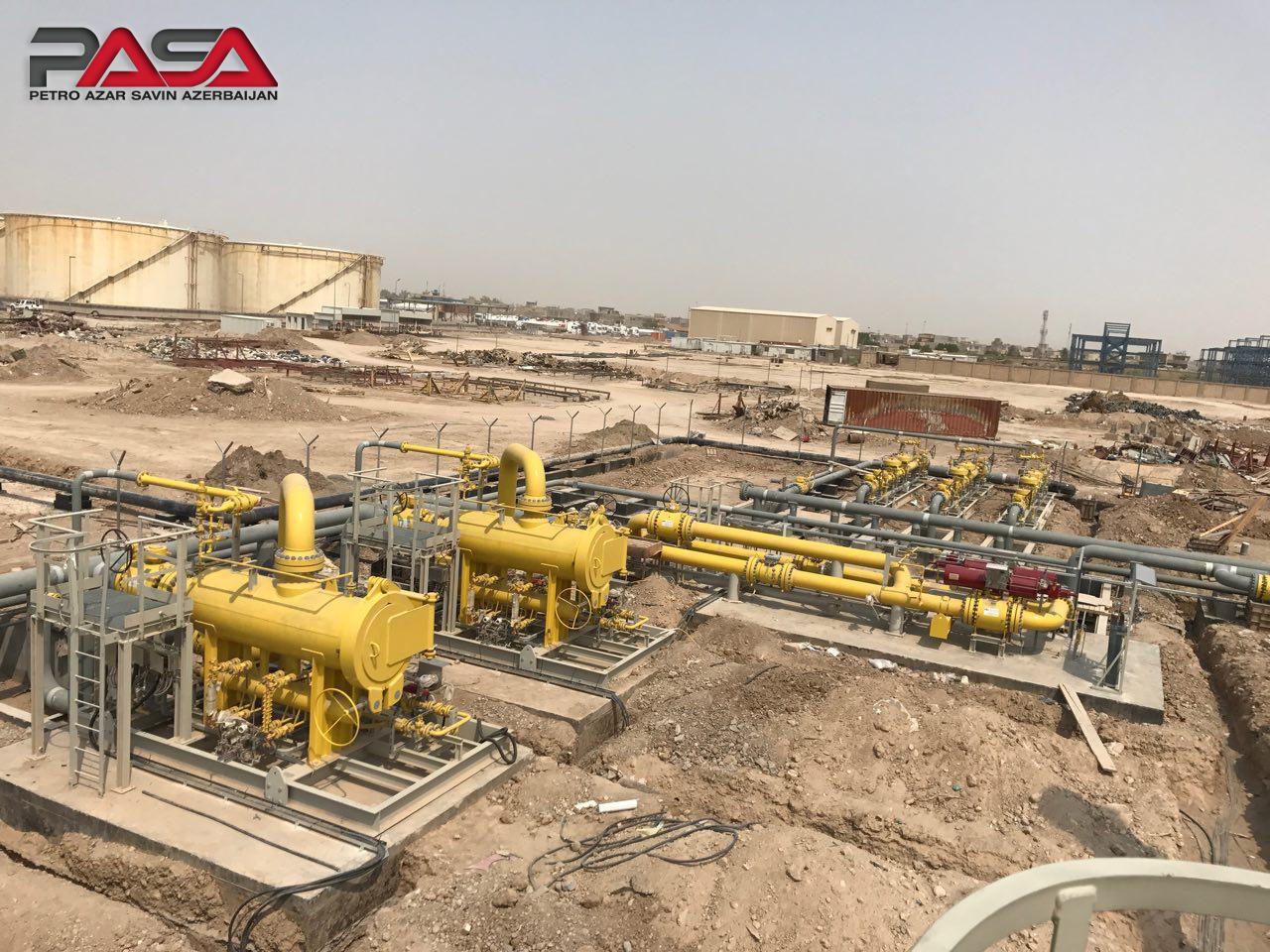  راه اندازی و بهره برداری از ایستگاه تقلیل فشار گاز (ICG) نیروگاه الصدر بغداد