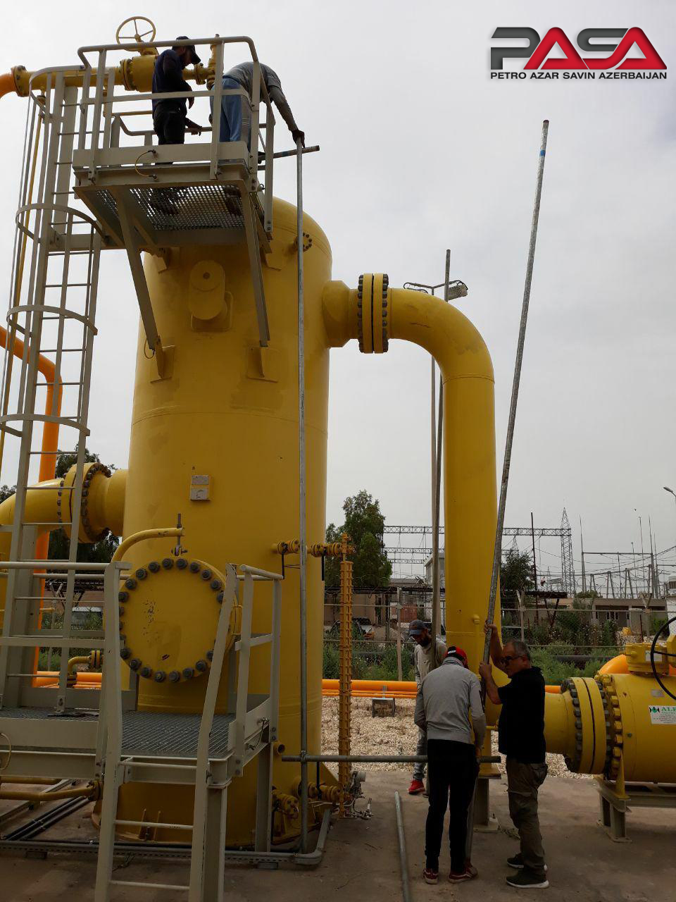 راه اندازی ایستگاه گاز القدس بغداد راه اندازی ایستگاه گاز القدس بغداد