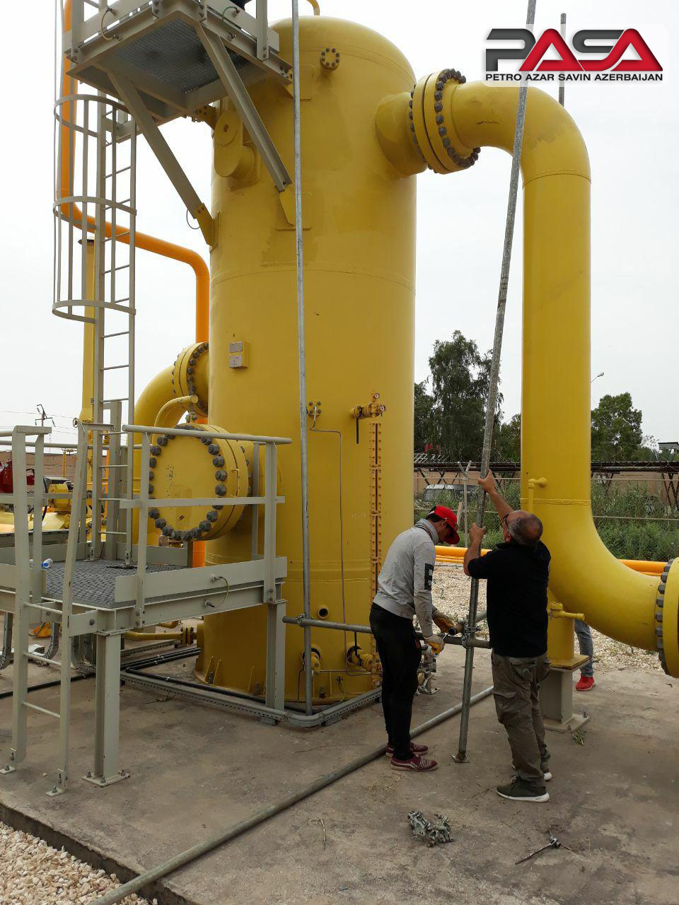 راه اندازی ایستگاه گاز القدس بغداد راه اندازی ایستگاه گاز القدس بغداد