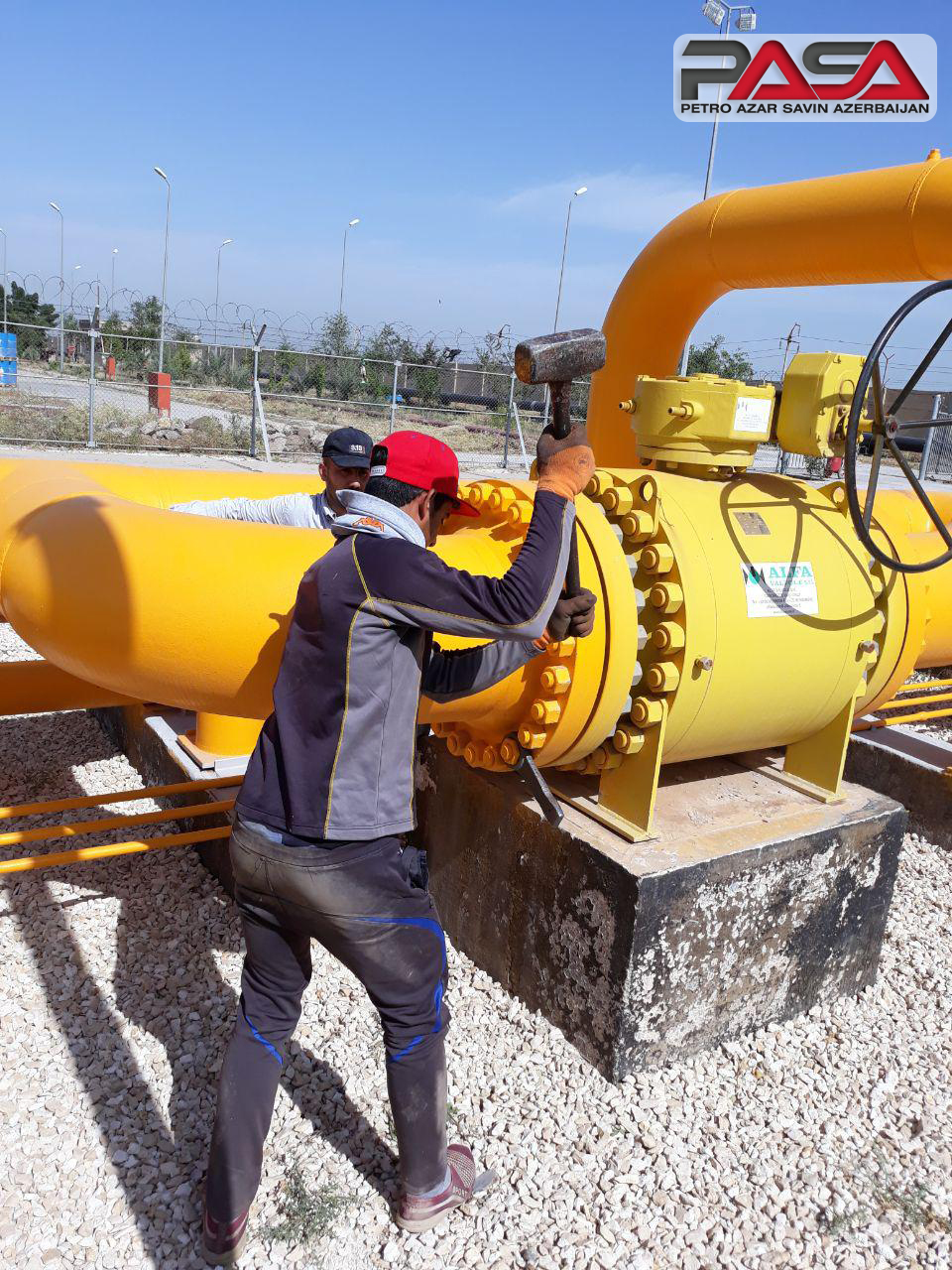 راه اندازی ایستگاه گاز القدس بغداد راه اندازی ایستگاه گاز القدس بغداد