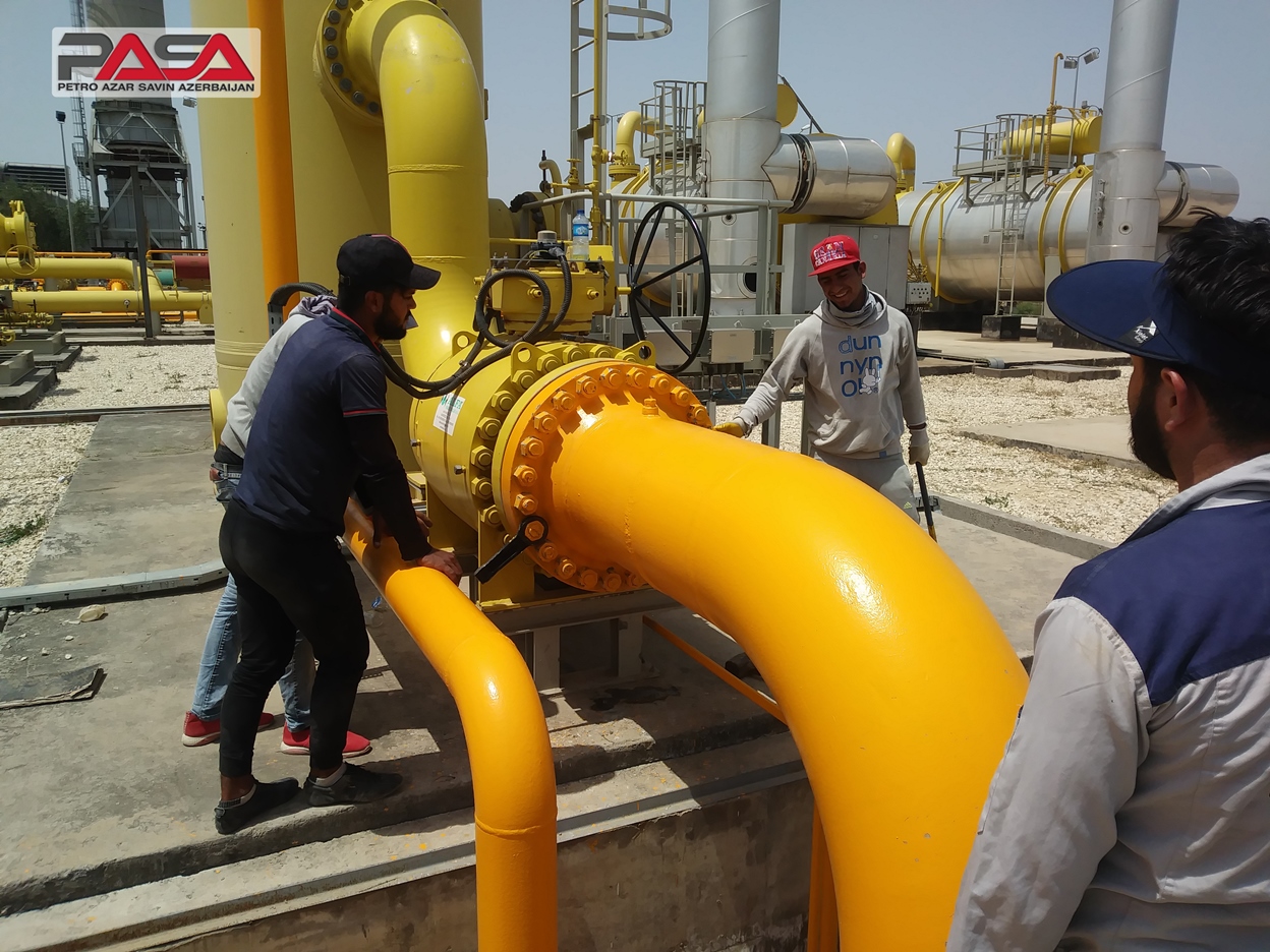 راه اندازی ایستگاه گاز القدس بغداد راه اندازی ایستگاه گاز القدس بغداد