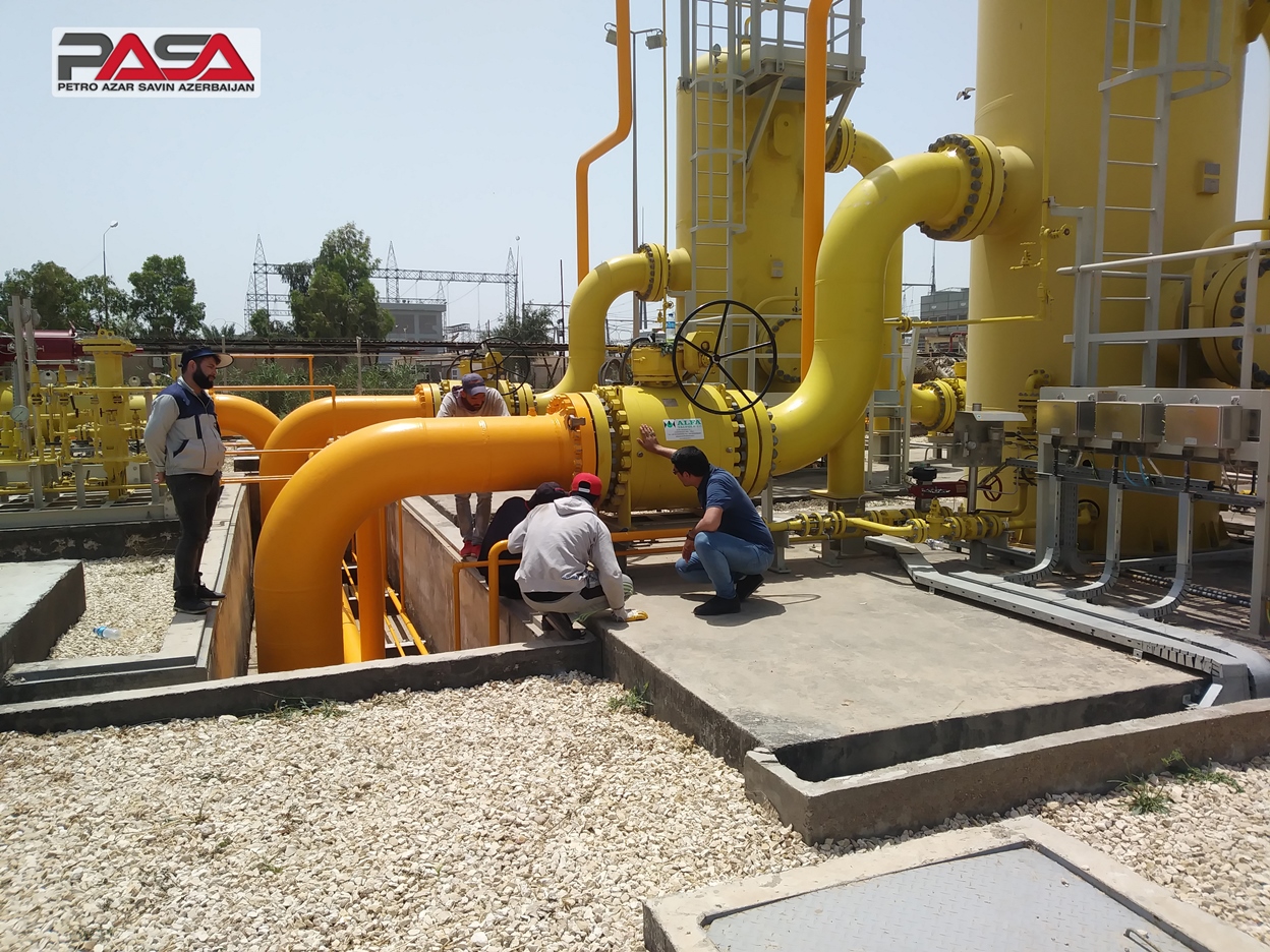 راه اندازی ایستگاه گاز القدس بغداد راه اندازی ایستگاه گاز القدس بغداد