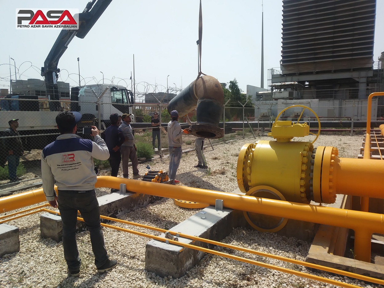 راه اندازی ایستگاه گاز القدس بغداد راه اندازی ایستگاه گاز القدس بغداد